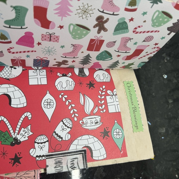 Christmas Junk Journal Signatures Bound Handmade 3 Books absolute gorgeous - Picture 14 of 16